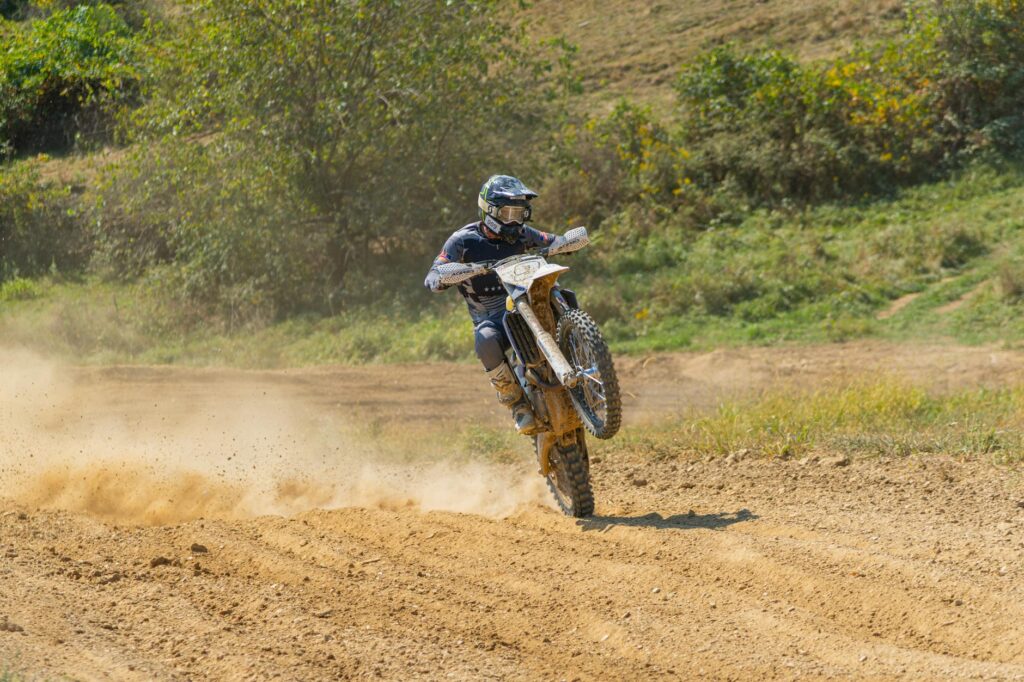 exciting off road dirt bike adventure