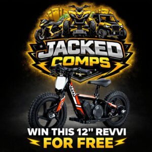 jacked comps win a free 12" revvie e bike